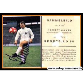 Autogramm Fussball | Borussia Mönchengladbach | 1968 | Herbert LAUMEN (Bergmann SB A120)