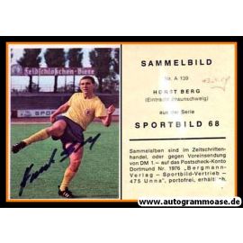Autogramm Fussball | Eintracht Braunschweig | 1968 | Horst BERG (Bergmann A139)