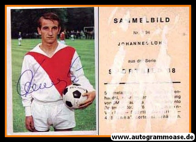 Autogramm Fussball | 1. FC Köln | 1968 | Johannes LÖHR (Bergmann A094)