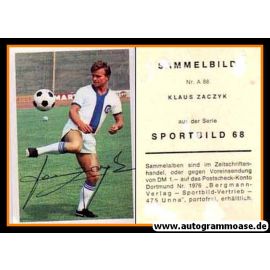 Autogramm Fussball | Karlsruher SC | 1968 | Klaus ZACZYK (Bergmann A088)