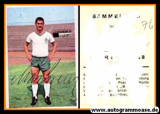 Autogramm Fussball | SV Werder Bremen | 1968 | Max LORENZ (Bergmann A076)