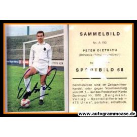 Autogramm Fussball | Borussia Mönchengladbach | 1968 | Peter DIETRICH (Bergmann SB A190)