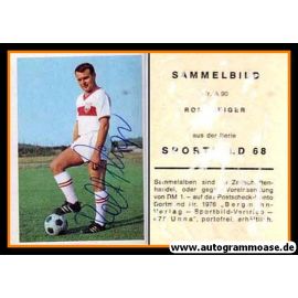 Autogramm Fussball | VfB Stuttgart | 1968 | Rolf GEIGER (Bergmann A090)