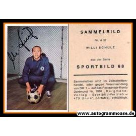 Autogramm Fussball | DFB | 1968 | Willi SCHULZ (Bergmann A032)