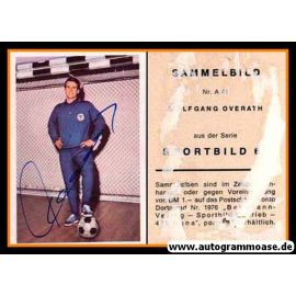 Autogramm Fussball | DFB | 1968 | Wolfgang OVERATH (Bergmann A041)