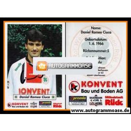 Autogramm Fussball | Rot-Weiss Oberhausen | 1998 | Daniel CIUCA