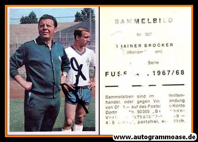 Autogramm Fussball | SV Werder Bremen | 1967 | Horst-Dieter HÖTTGES (Bergmann 307) Brocker