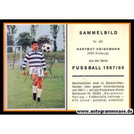 Autogramm Fussball | MSV Duisburg | 1967 | Hartmut HEIDEMANN (Bergmann 221)