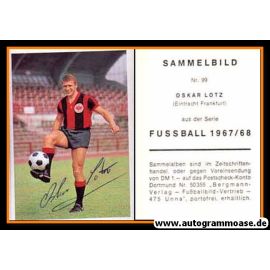 Autogramm Fussball | Eintracht Frankfurt | 1967 | Oskar LOTZ (Bergmann 099)