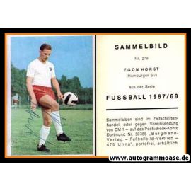 Autogramm Fussball | Hamburger SV | 1967 | Egon HORST (Bergmann 279)