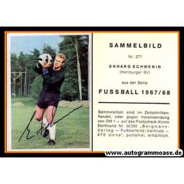 Autogramm Fussball | Hamburger SV | 1967 | Erhard SCHWERIN (Bergmann 277)