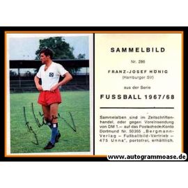 Autogramm Fussball | Hamburger SV | 1967 | Franz-Josef HÖNIG (Bergmann 286)