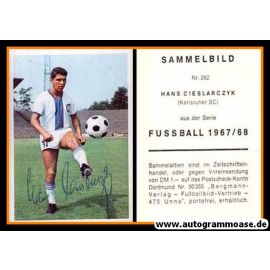 Autogramm Fussball | Karlsruher SC | 1967 | Hans CIESLARCZYK (Bergmann 262)