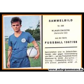 Autogramm Fussball | Karlsruher SC | 1967 | Klaus ZACZYK (Bergmann 269)