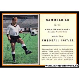 Autogramm Fussball | Borussia Neunkirchen | 1967 | Erich HERMESDORF (Bergmann 358)