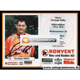 Autogramm Fussball | Rot-Weiss Oberhausen | 1998 | Christoph MÜLLER