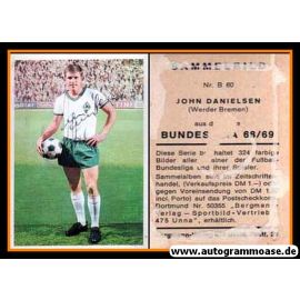 Autogramm Fussball | SV Werder Bremen | 1968 | John DANIELSEN (Bergmann B060)