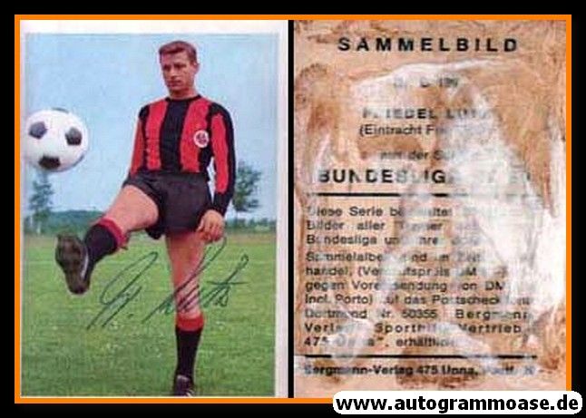 Autogramm Fussball | Eintracht Frankfurt | 1968 | Friedel LUTZ (Bergmann B139)