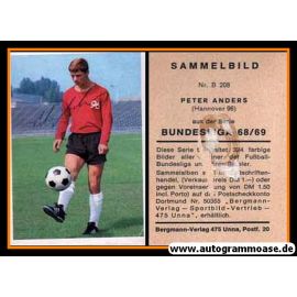 Autogramm Fussball | Hannover 96 | 1968 | Peter ANDERS (Bergmann B208)