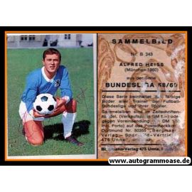 Autogramm Fussball | TSV 1860 München | 1968 | Alfred HEISS (Bergmann B243)