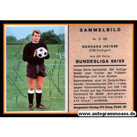 Autogramm Fussball | VfB Stuttgart | 1968 | Gerhard HEINZE (Bergmann B165)