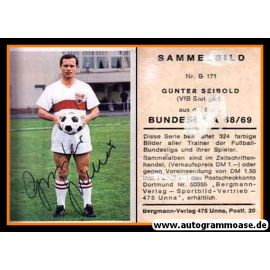 Autogramm Fussball | VfB Stuttgart | 1968 | Günter SEIBOLD (Bergmann B171)