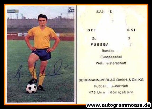 Autogramm Fussball | Eintracht Braunschweig | 1966 | Gerd SABOROWSKI (Bergmann 213)