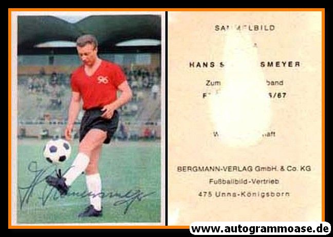 Autogramm Fussball | Hannover 96 | 1966 | Hans SIEMENSMEYER (Bergmann 245)