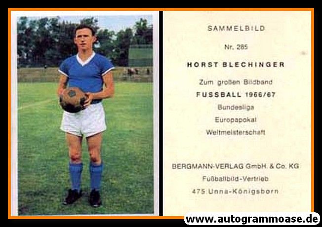 AK Fussball | FC Schalke 04 | 1966 | Horst BLECHINGER (Bergmann 285)