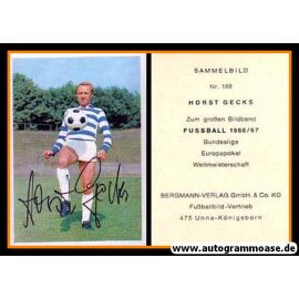 Autogramm Fussball | MSV Duisburg | 1966 | Horst GECKS (Bergmann 188)