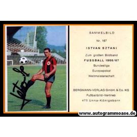 Autogramm Fussball | Eintracht Frankfurt | 1966 | Istvan SZTANI (Bergmann 167)