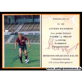 Autogramm Fussball | Eintracht Frankfurt | 1966 | Lothar SCHÄMER (Bergmann 162)