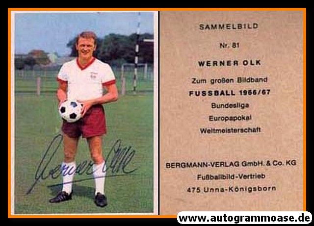 Autogramm Fussball | Rot-Weiss Essen | 1966 | Werner KIK (Bergmann 362)