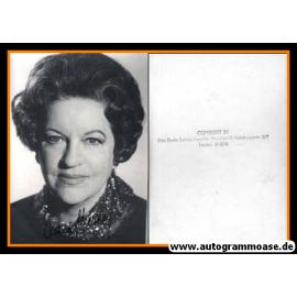 Autogramm Klassik (USA)  | Astrid VARNAY | 1970er (Portrait SW)