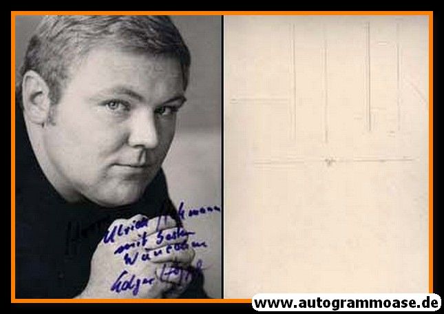 Autogramm Schauspieler | Edgar HOPPE | 1970er (Portrait SW)