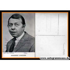 Autogramm Schauspieler | Eduard LINKERS | 1970er (Portrait SW) Rakusan