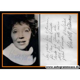 Autogramm Schauspieler | Elisabeth KUHLMANN | 1970er (Portrait SW)