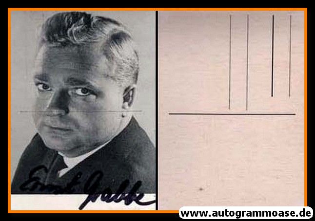 Autogramm Schauspieler | Ernst GRABBE | 1970er (Portrait SW)
