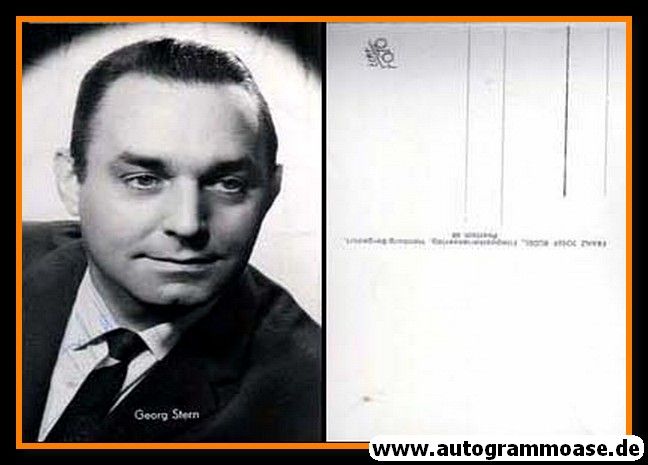 Autogramm Klassik | Georg STERN | 1970er (Portrait SW Rüdel)