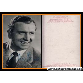 Autogramm Schauspieler | Günther SIMON | 1970er (Portrait SW DEFA)