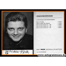 Autogramm Schauspieler | Joachim RÖCKER | 1970er (Portrait SW) Philips
