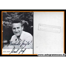 Autogramm Schauspieler | Maxl GRAF | 1970er (Portrait SW)