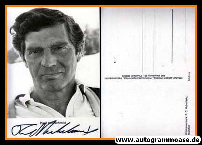 Autogramm Schauspieler | Paul HUBSCHMID | 1970er (Portrait SW Rüdel) 2