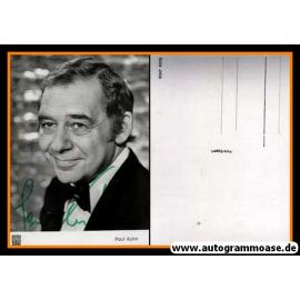 Autogramm Piano | Paul KUHN | 1980er (Portrait SW SFB)