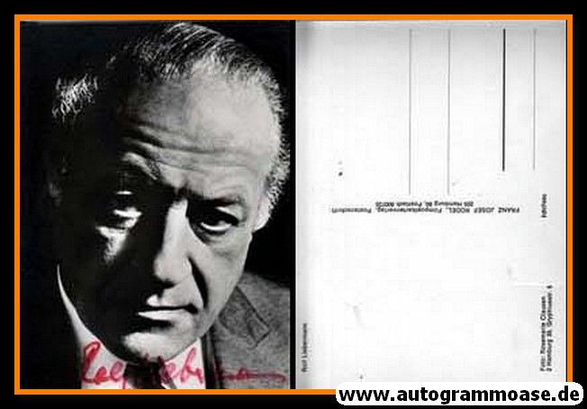 Autogramm Komponist | Rolf LIEBERMANN | 1970er (Portrait SW Rüdel)