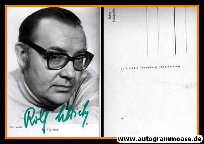 Autogramm Schauspieler | Rolf ULRICH | 1970er (Portrait SW Graphima)