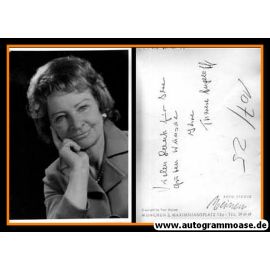 Autogramm Schauspieler | Therese ANGELOFF | 1970er (Portrait SW Meinen)
