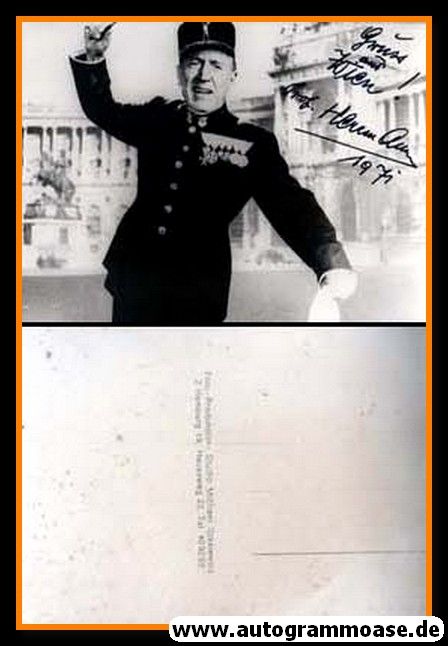 Autogramm Dirigent | Julius HERRMANN | 1960er (Portrait SW) Stasiewicz