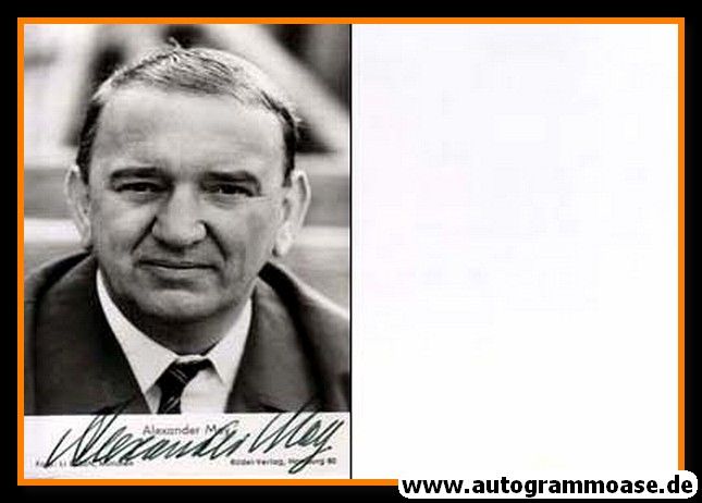 Autogramm Schauspieler | Alexander MAY | 1970er (Portrait SW) Rüdel