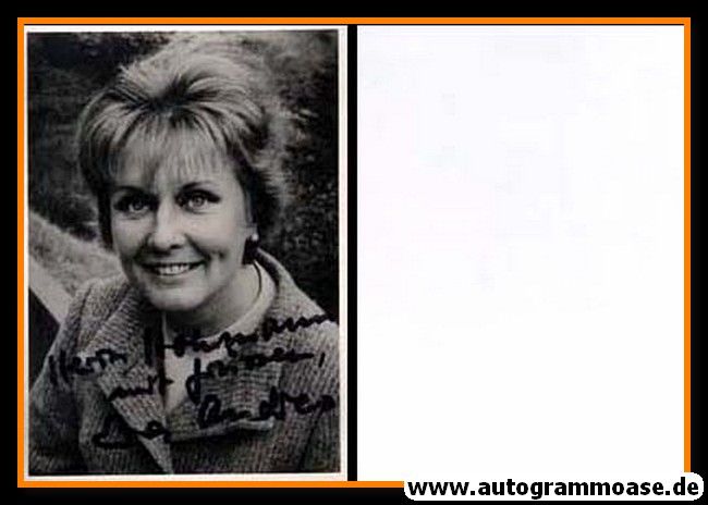 Autogramm Schauspieler | Eva ANDRES | 1970er (Portrait SW)
